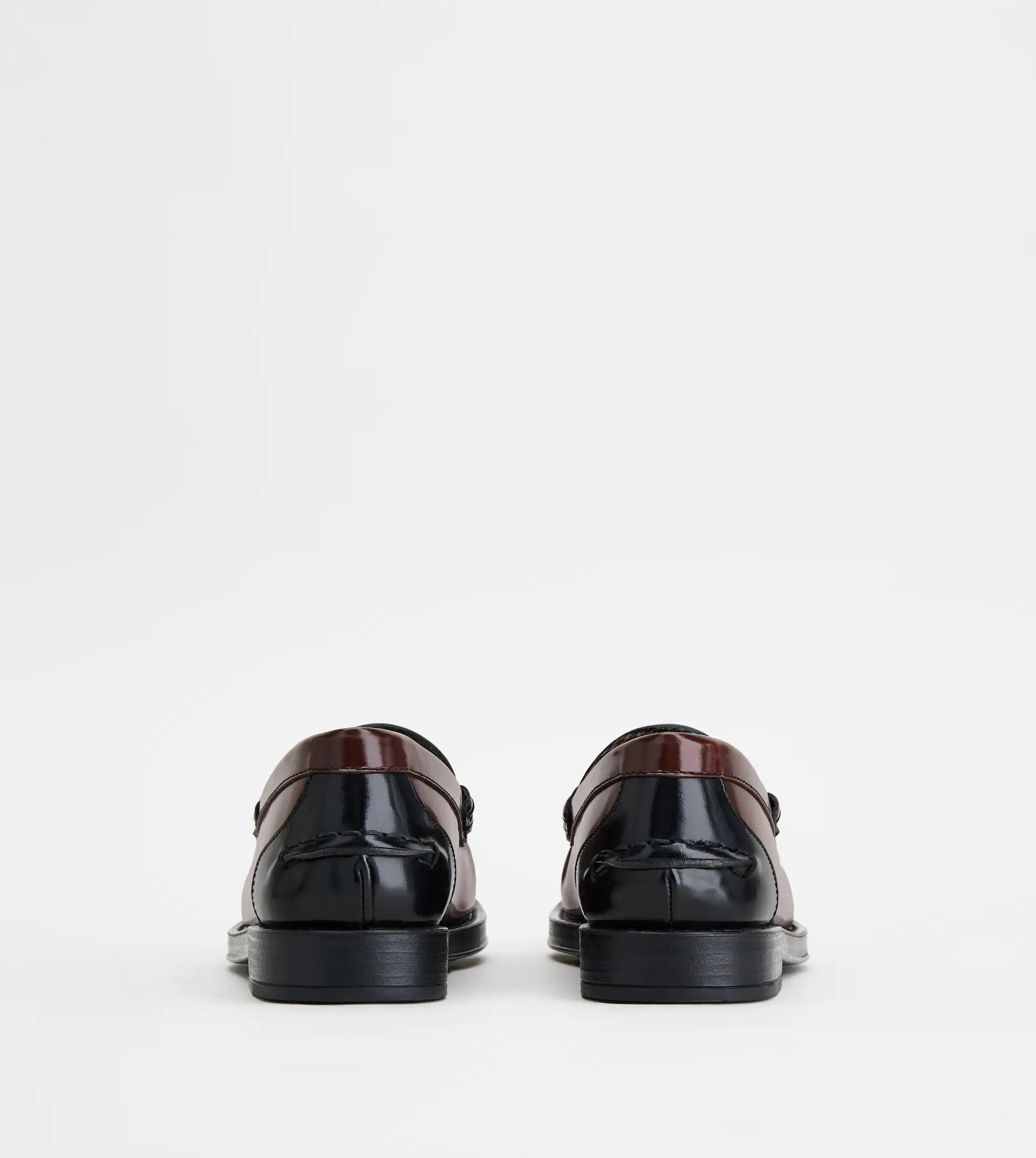 LOAFERS IN LEATHER - BLACK, BROWN - 2
