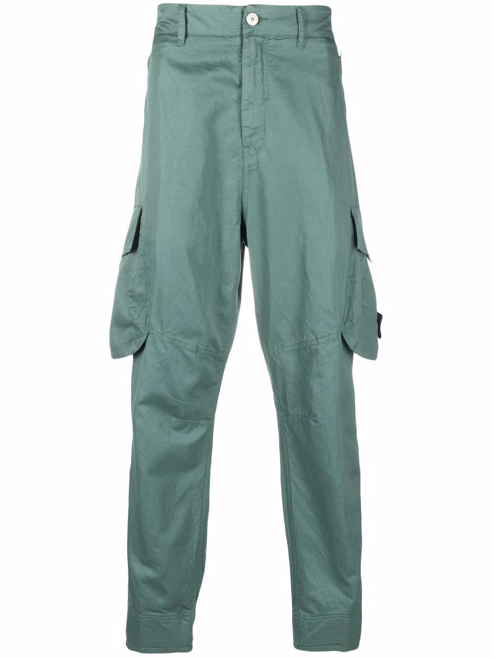 straight-leg cargo trousers - 1