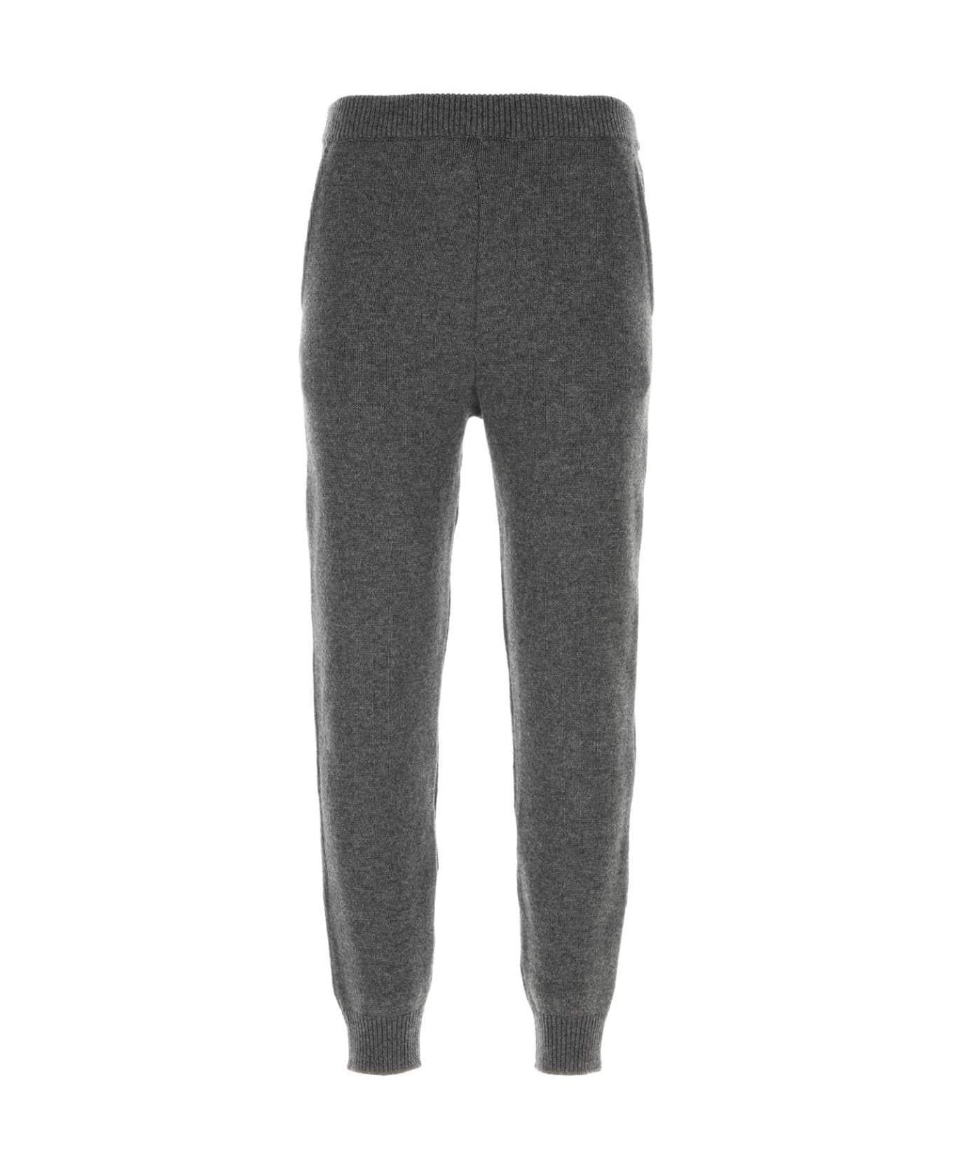 Dark Grey Cashmere Joggers - 1