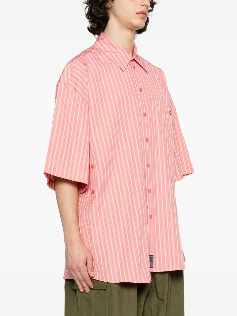 striped bowling shirt - 3
