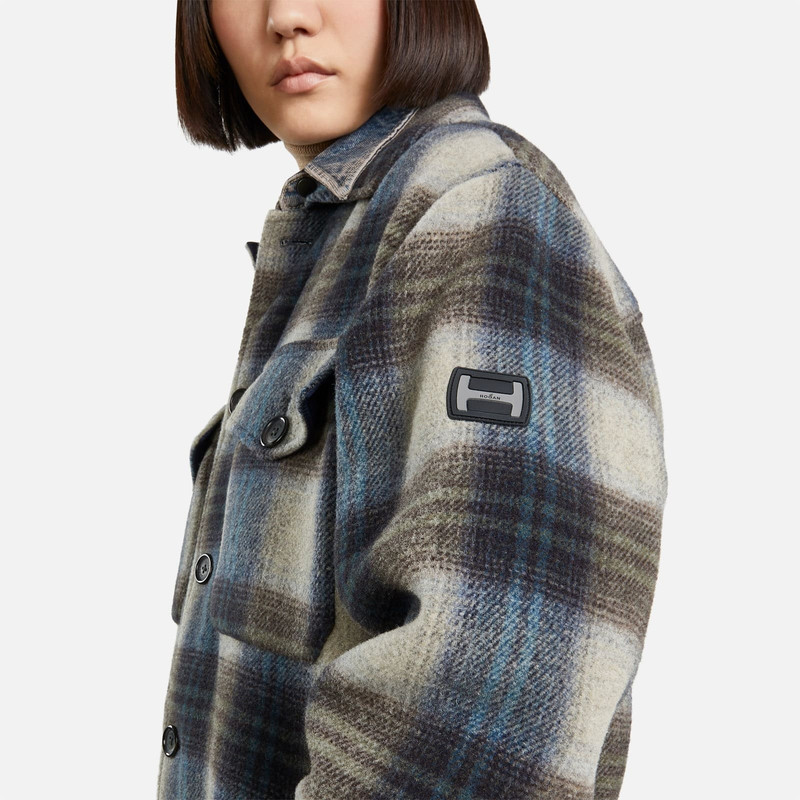 Shirt Jacket Grey Blue 11