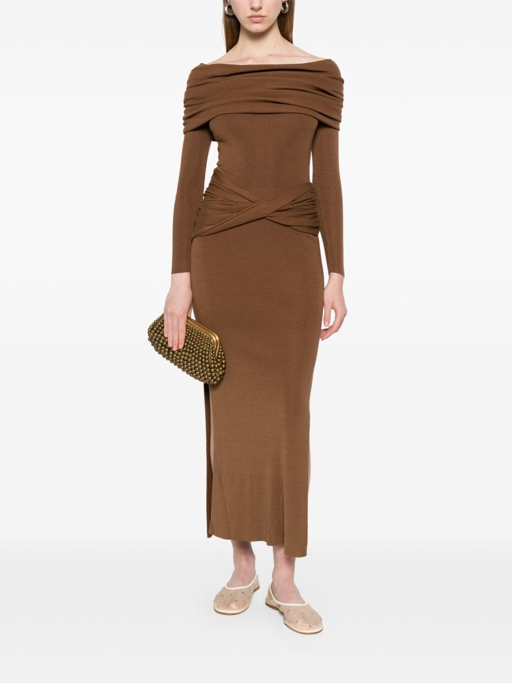 knitted maxi dress - 2