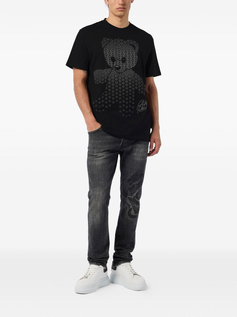 PHILIPP PLEIN teddy bear-print T-shirt outlook