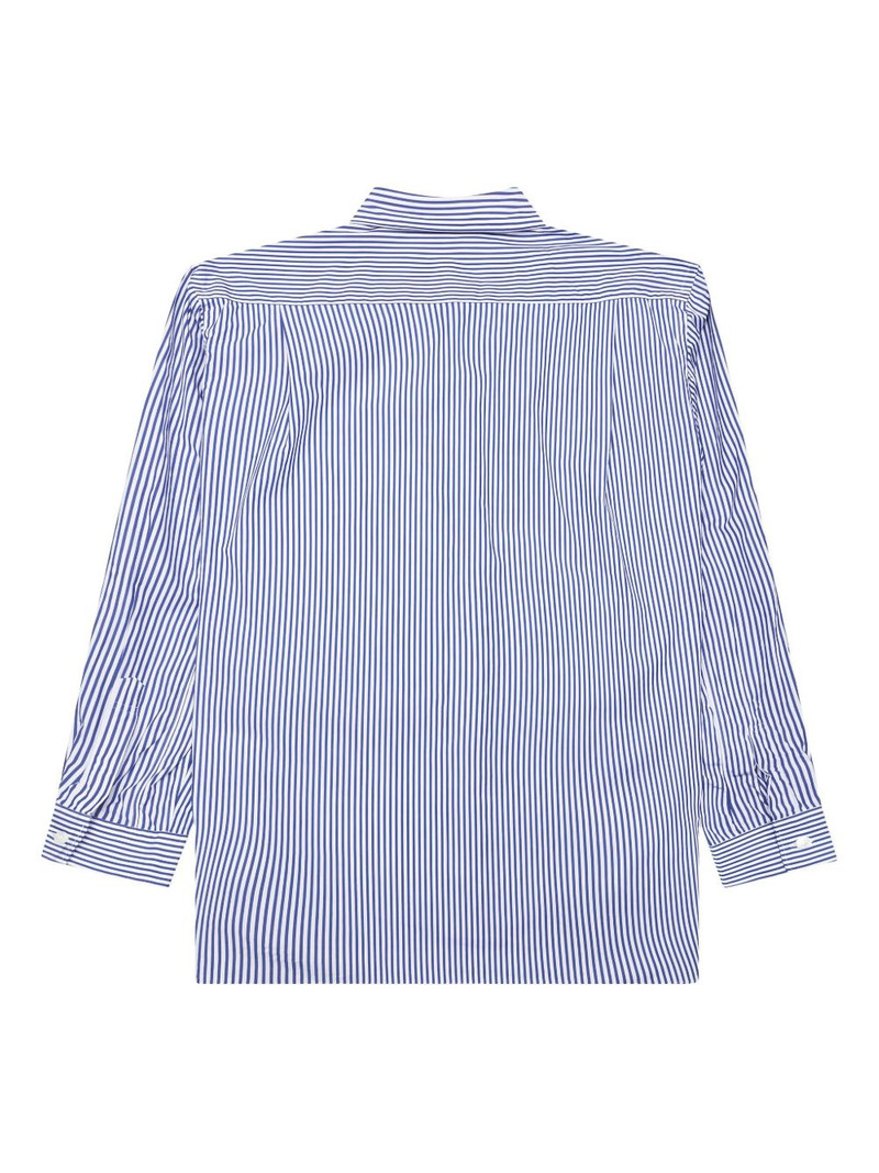 Comme des Garçons PLAY striped embroidered-detail shirt outlook
