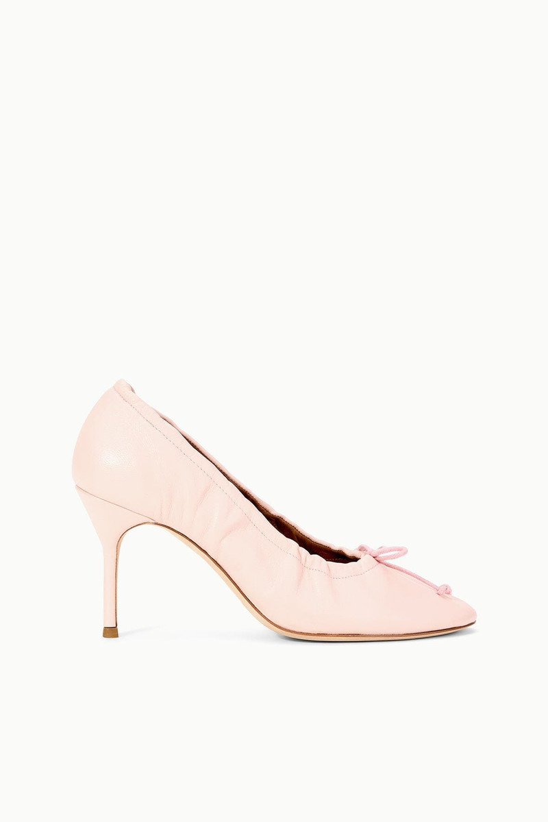 STAUD ALBA BALLET PUMP CHERRY BLOSSOM 1