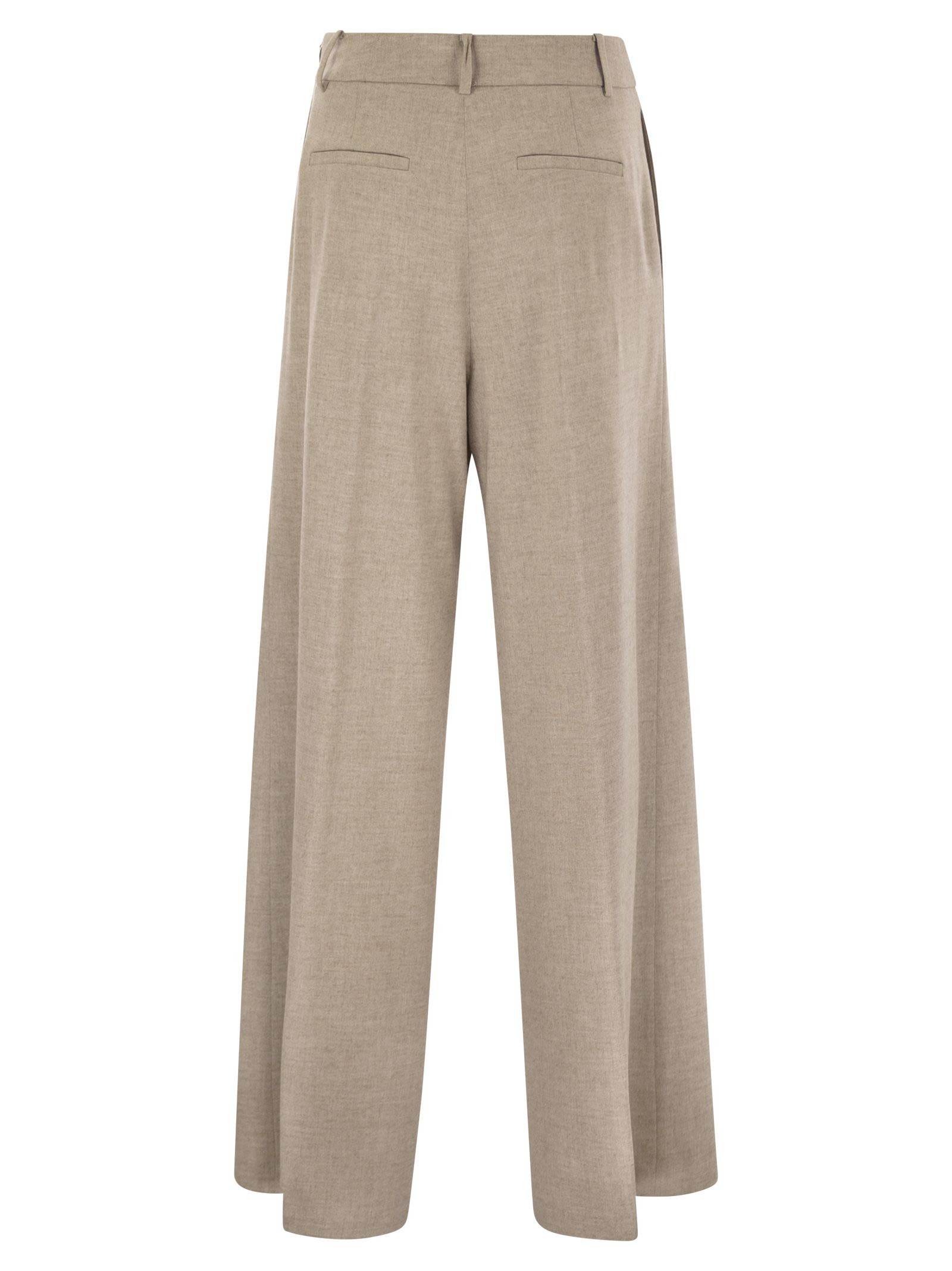 Herno Women Resort Trousers In Melange Fabric - 2