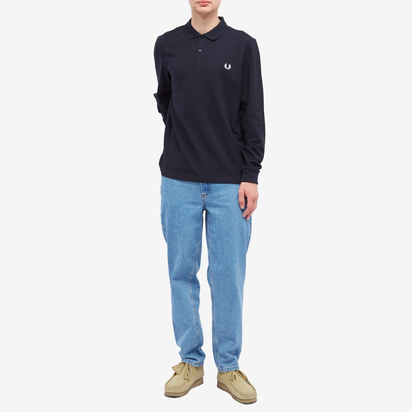 Fred Perry Long Sleeve Plain Polo - 4