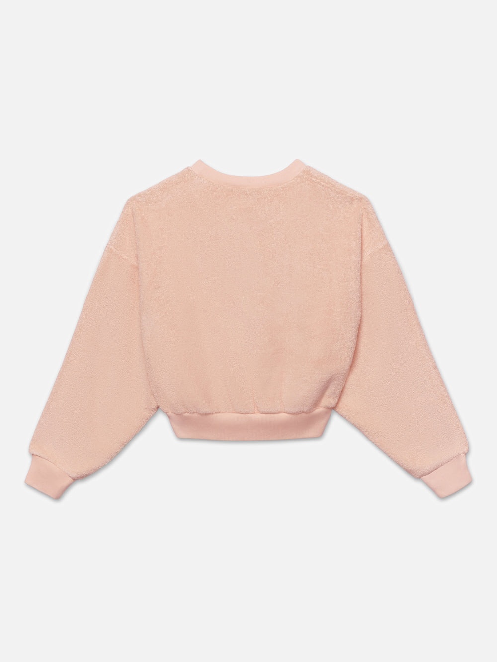 Ritz Women's Terry Cropped Sweatshirt in Ritz Pink - 4