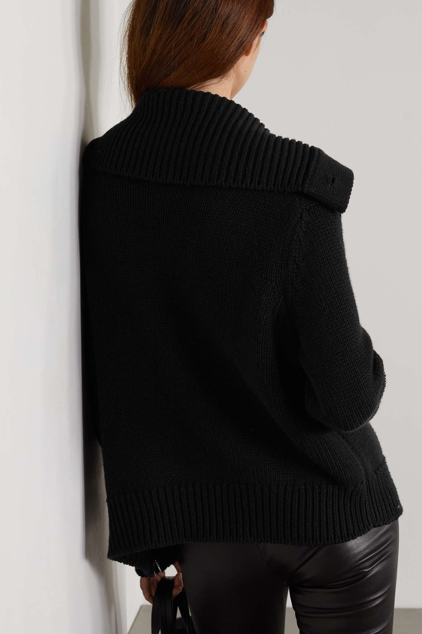 Cashmere and cotton-blend sweater - 4