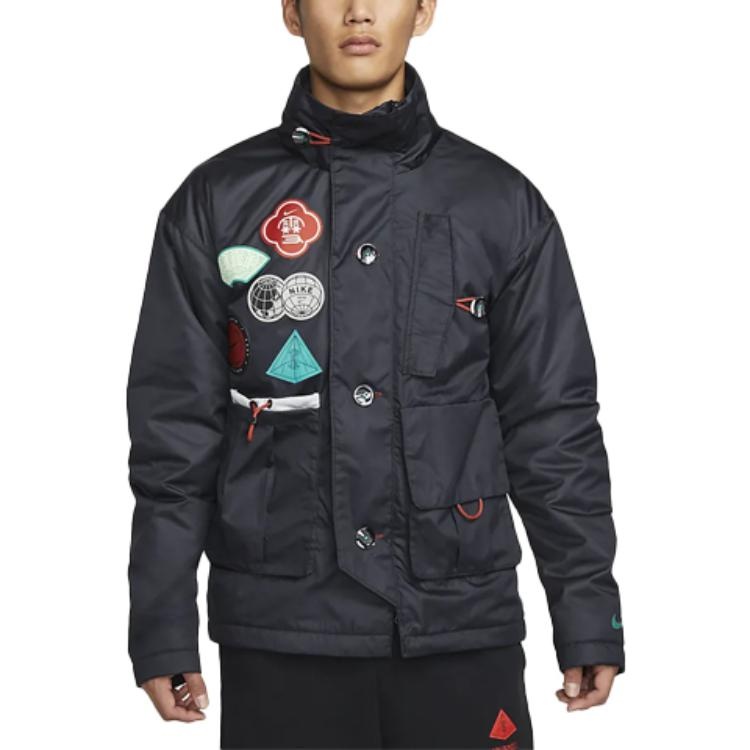 Nike Kyrie CNY Button Jacket 'Black' DJ3856-010 - 3
