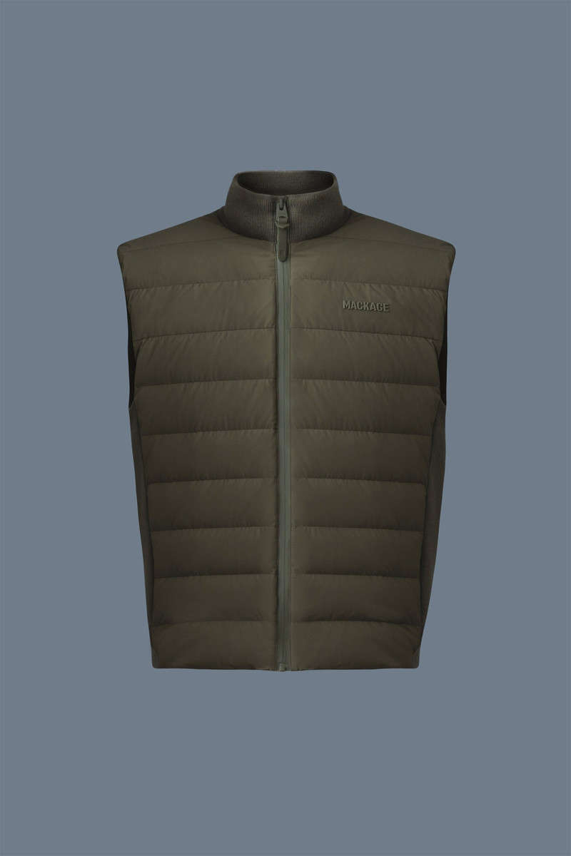 JACOB Rib Knit Light Down Vest 1