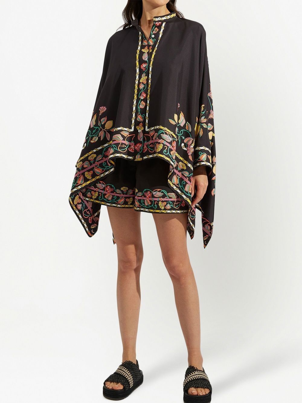PlacÃ©e-print foulard shirt - 2