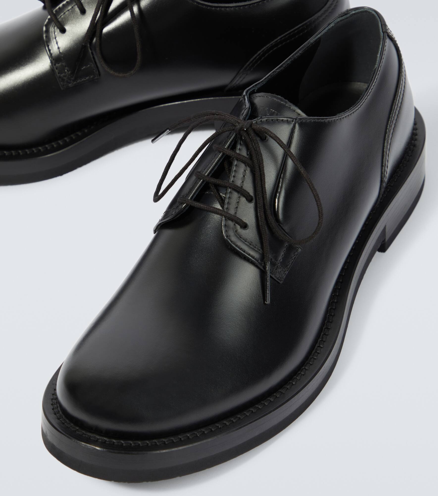 Leather Derby shoes - 3