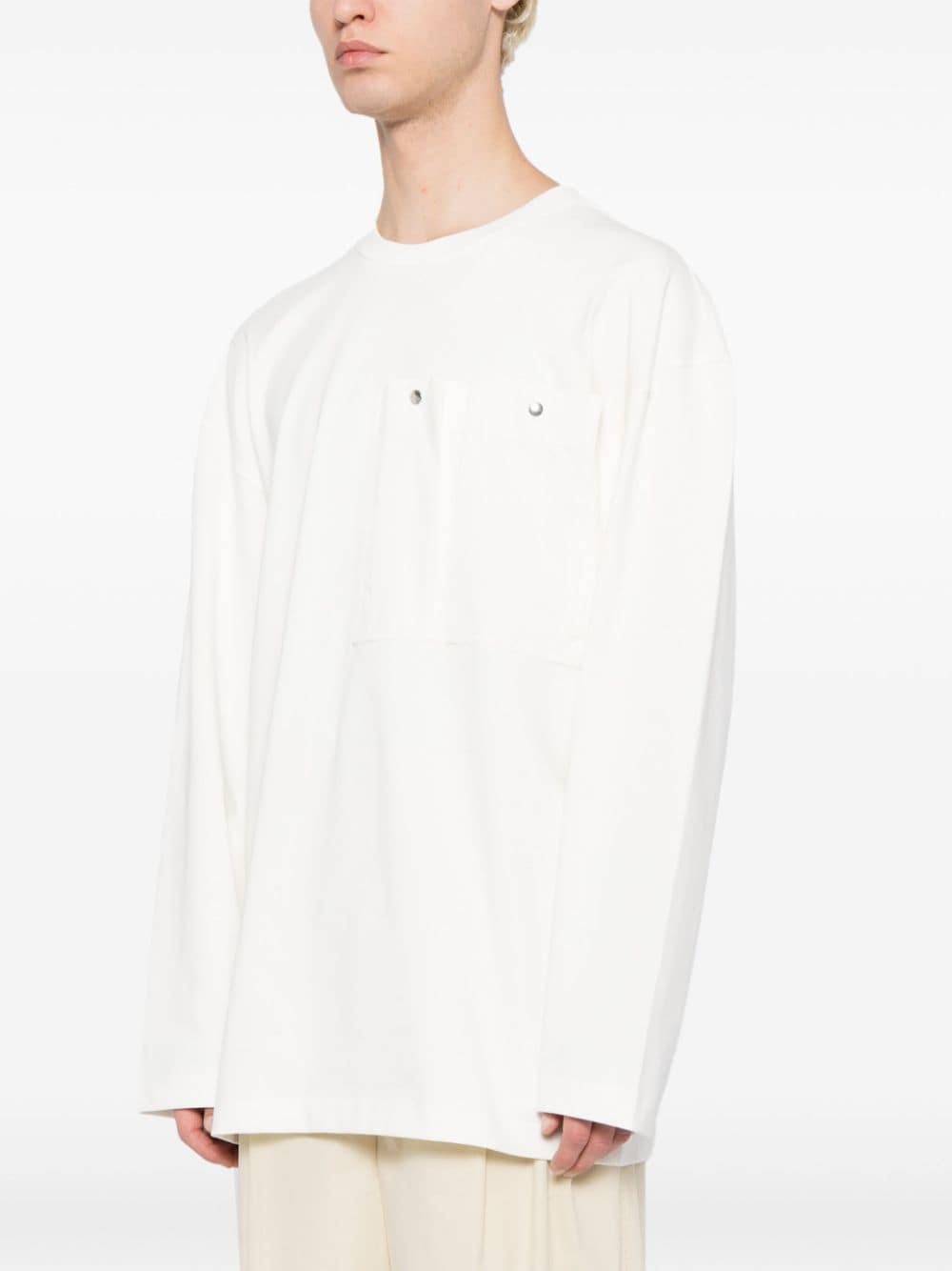 long-sleeve organic cotton T-shirt - 3