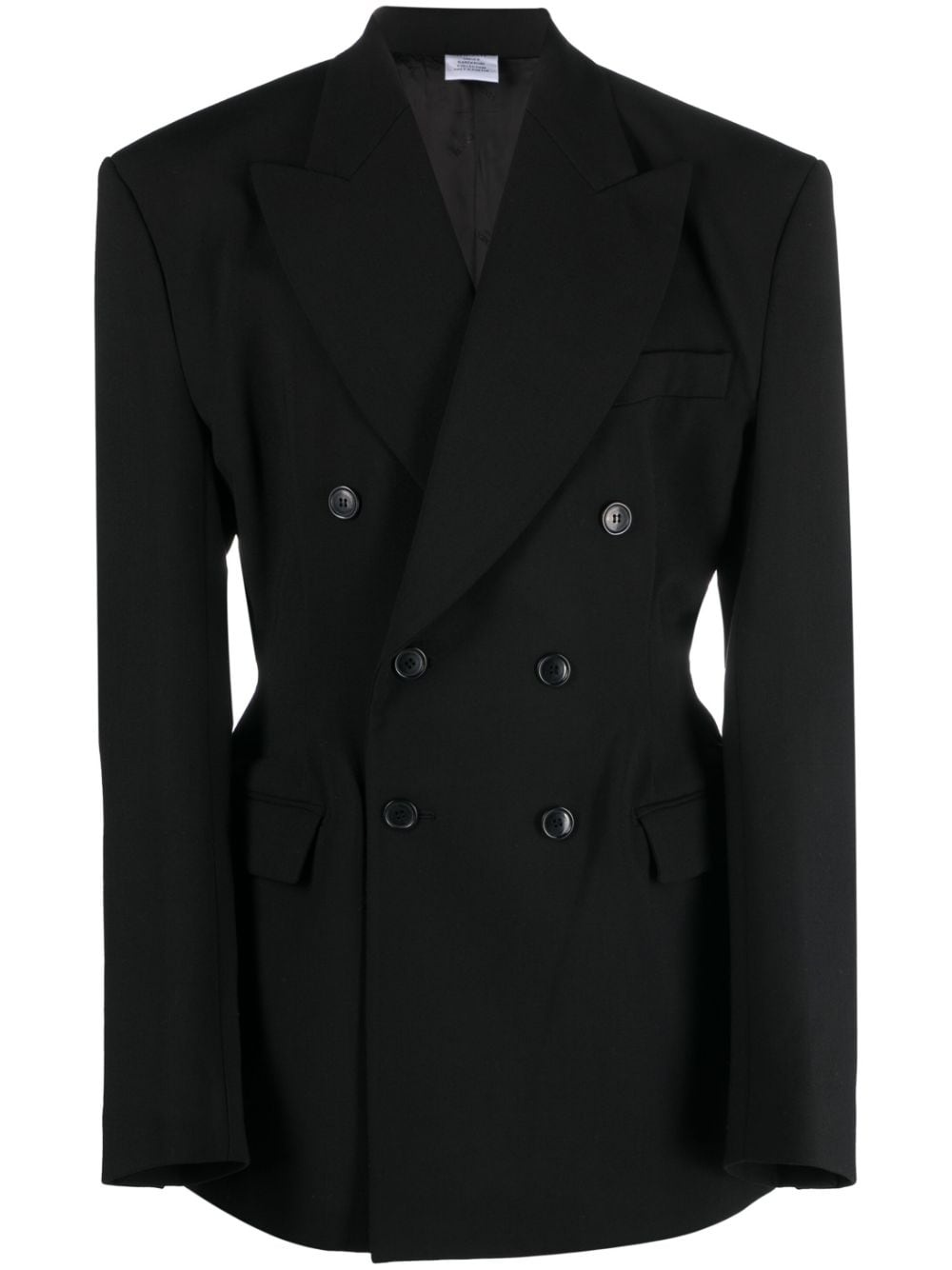 double-breasted peak-lapels blazer - 1