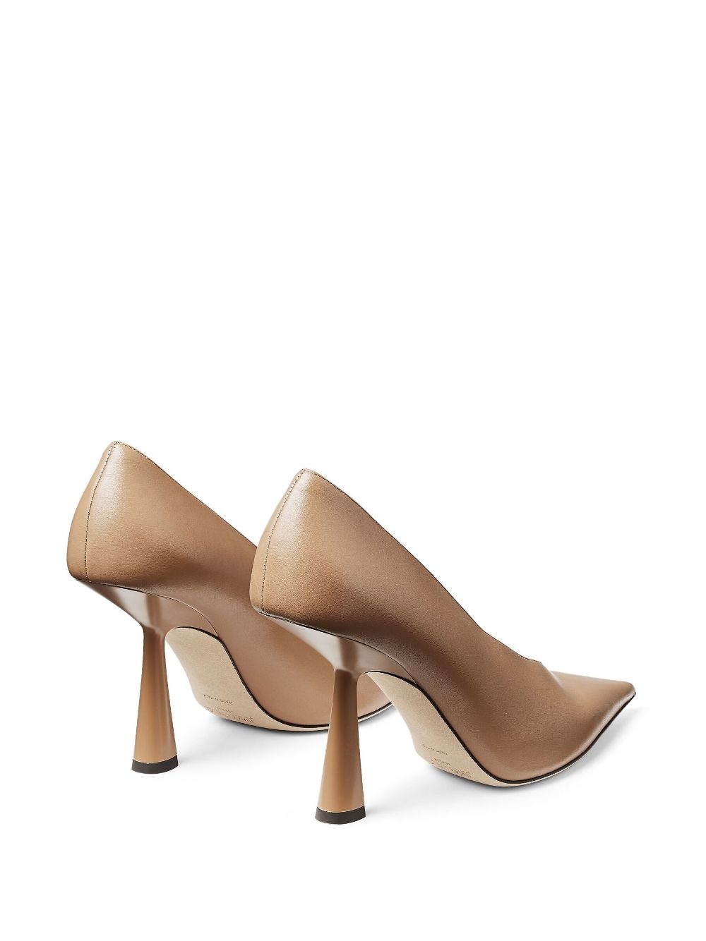 Maryanne 100mm leather pumps - 3