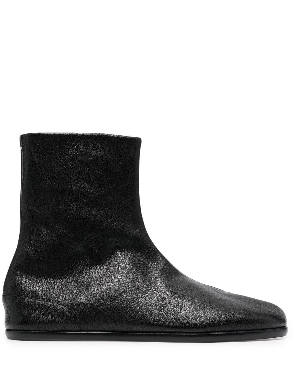 tabi-toe leather boots - 1