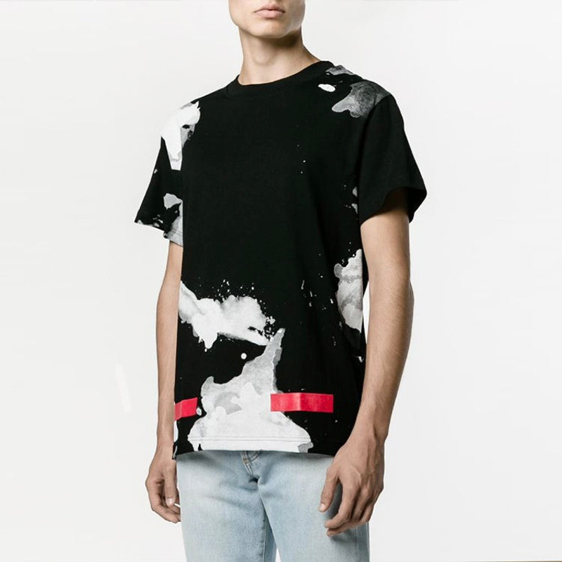 Off-White Off-White Splash Ink Short Sleeve Black OMAA002F161980239920 outlook