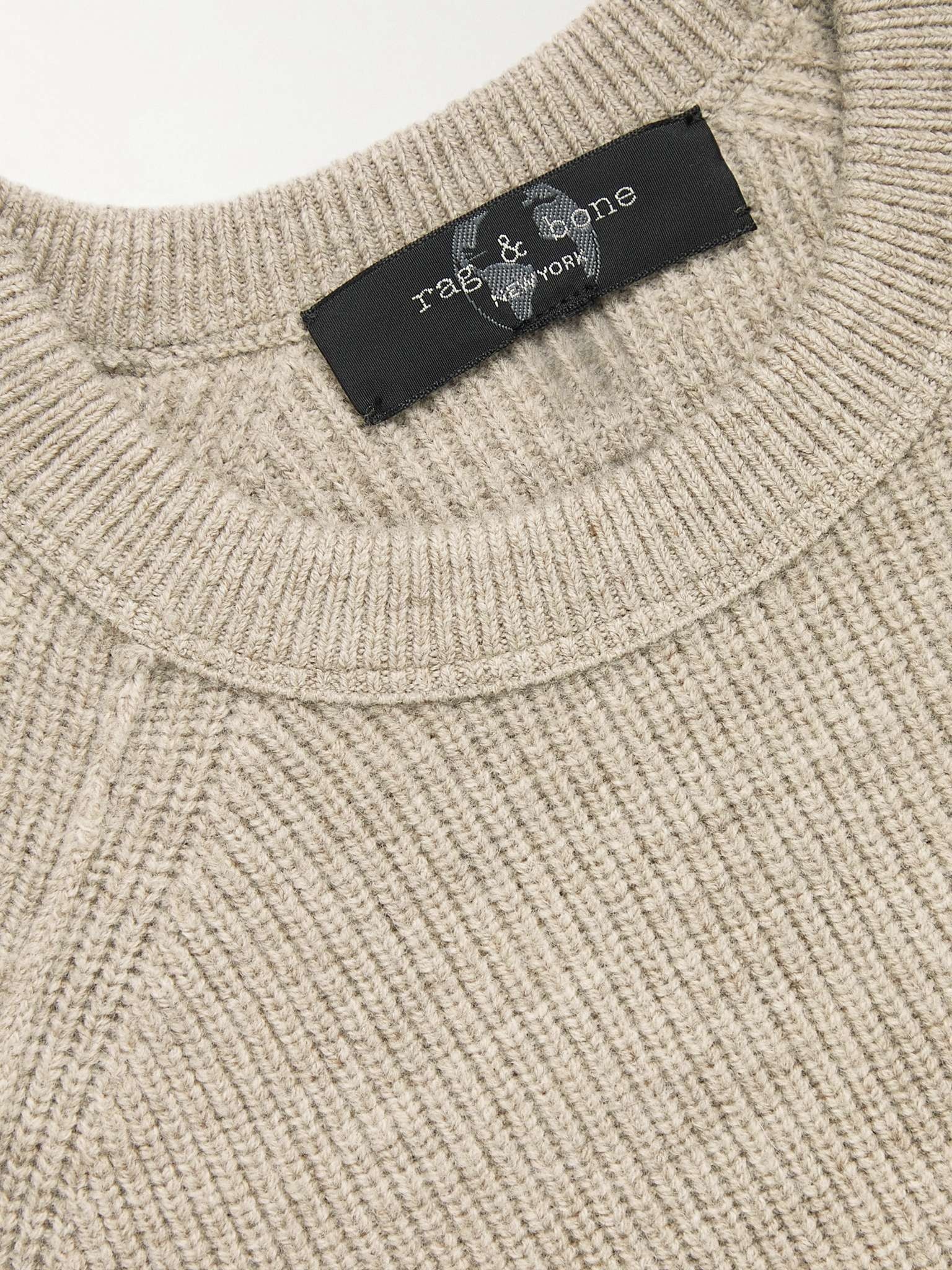 Ribbed Merino Wool Sweater - 5