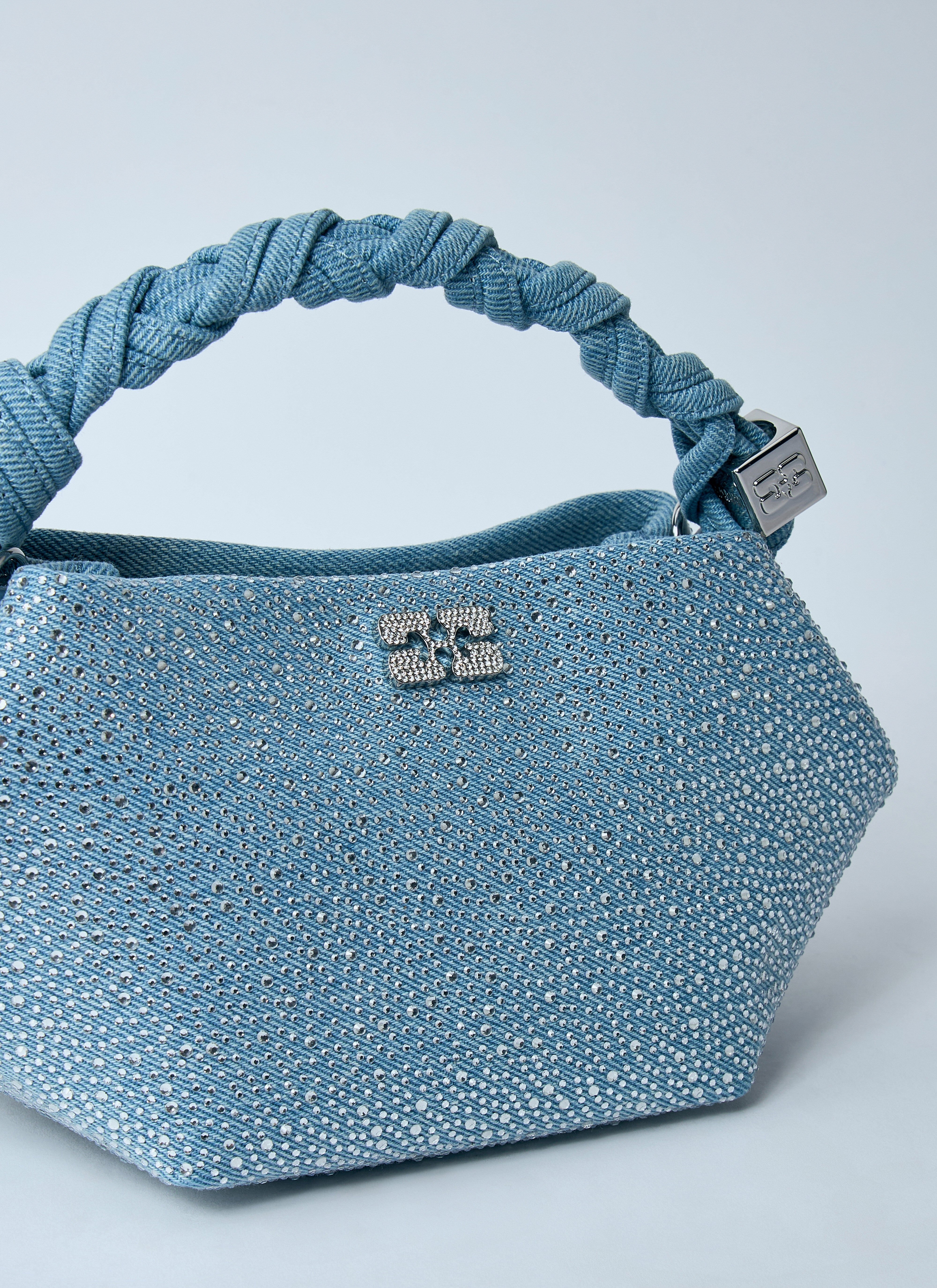 GANNI Mini Denim Bou Handbag | lncc | REVERSIBLE