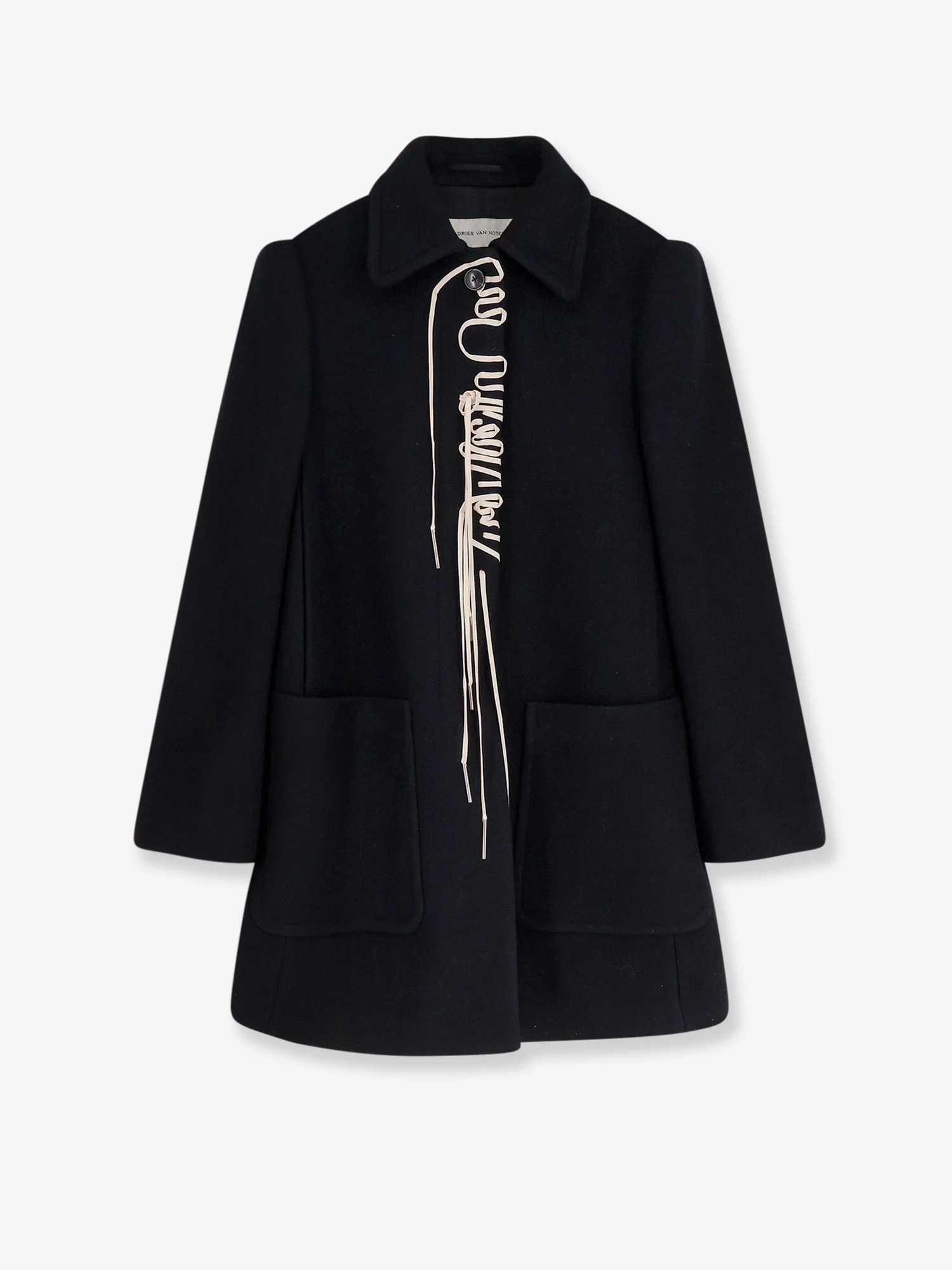Dries Van Noten Rebela Wool Blend Coat - 1