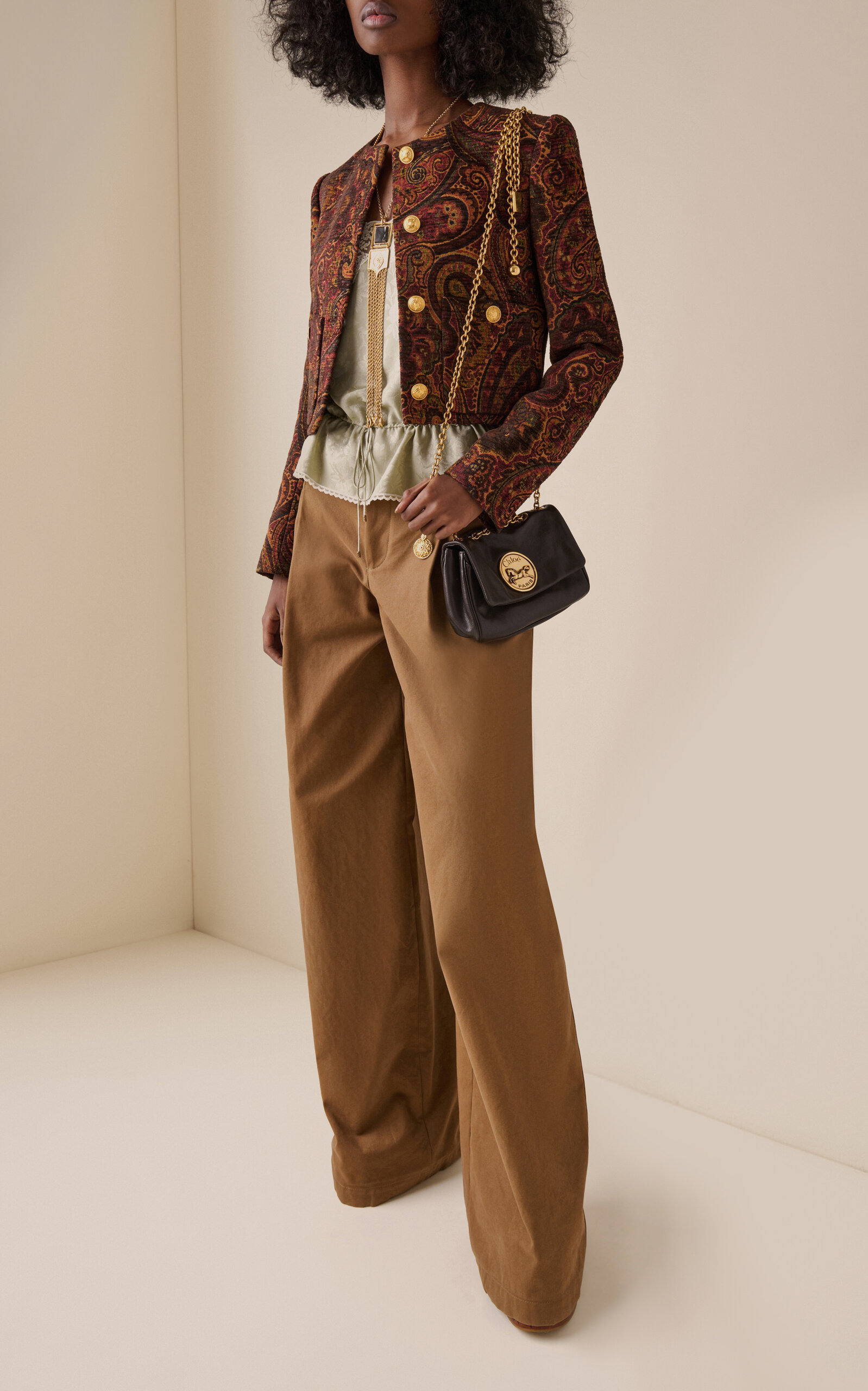 Paisley Jacquard Jacket red - 3