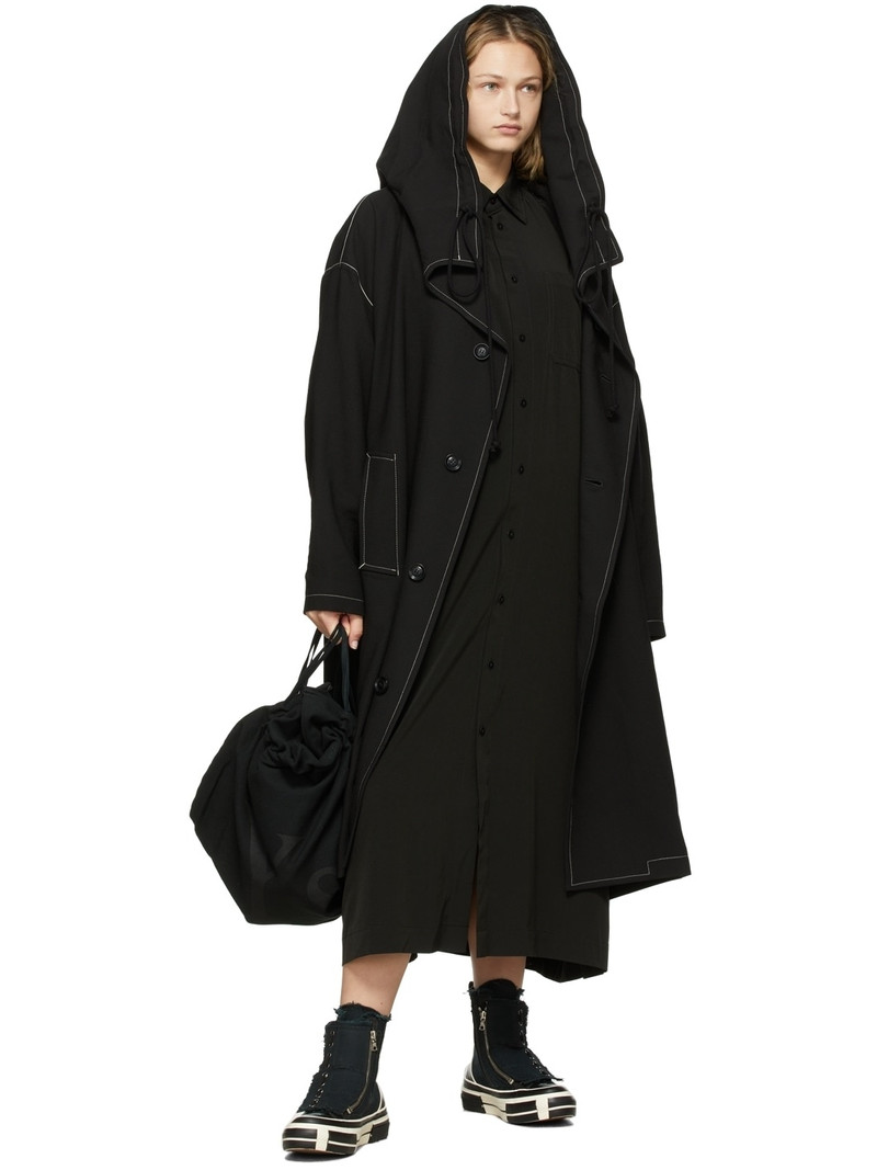 Y's Black xVessel Edition High Cut Sneakers outlook