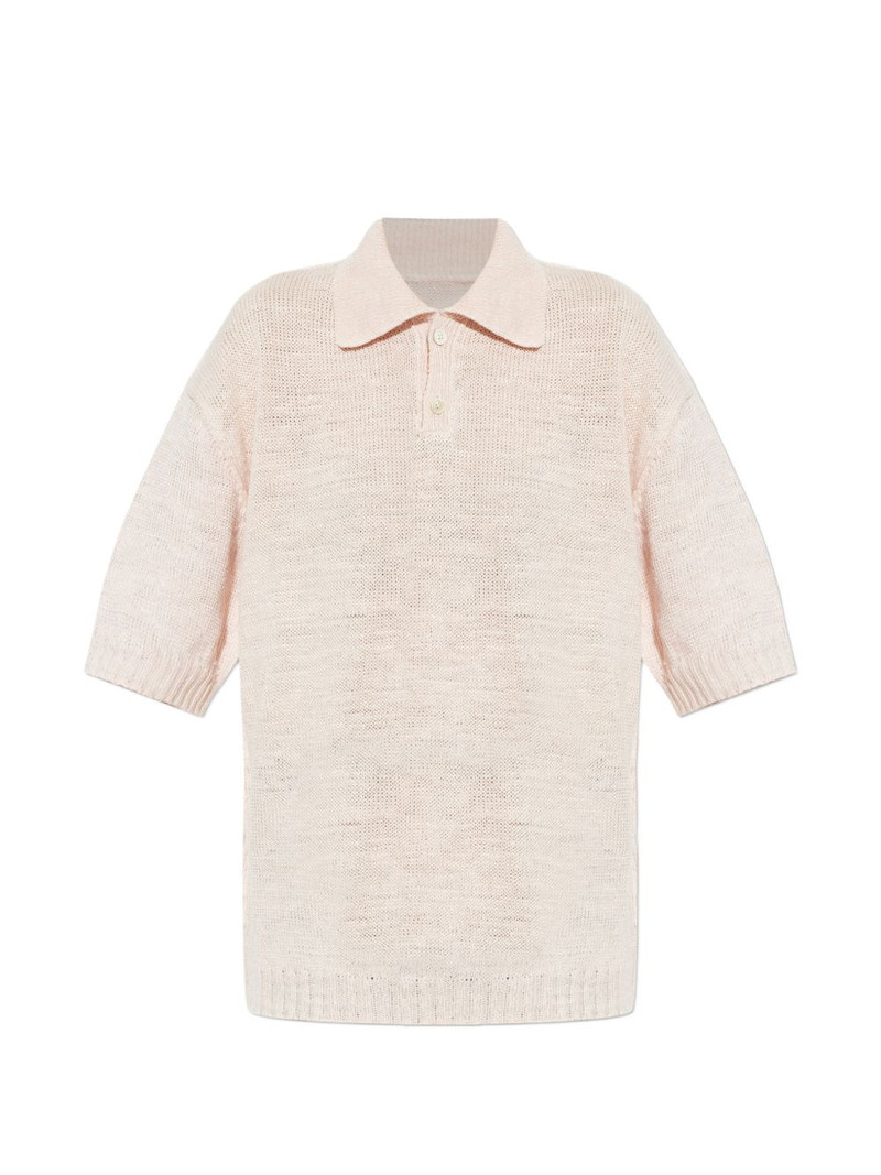 linen polo top 1