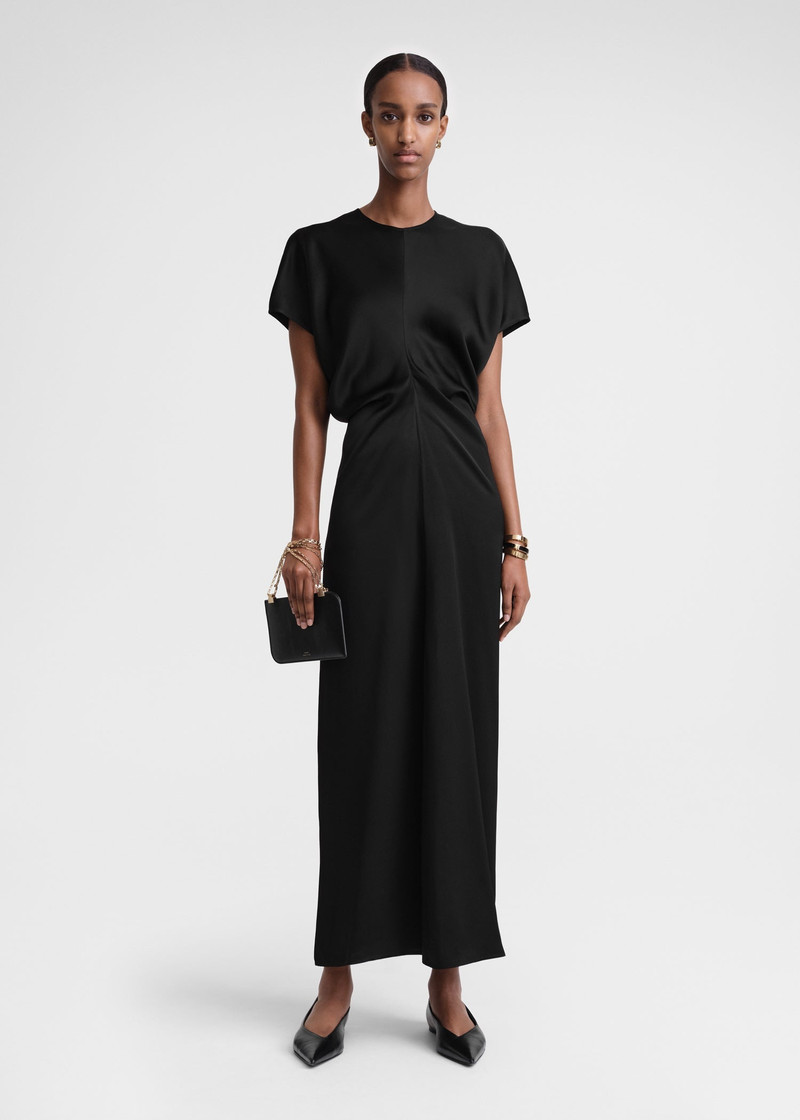 Totême Slouch waist dress black outlook