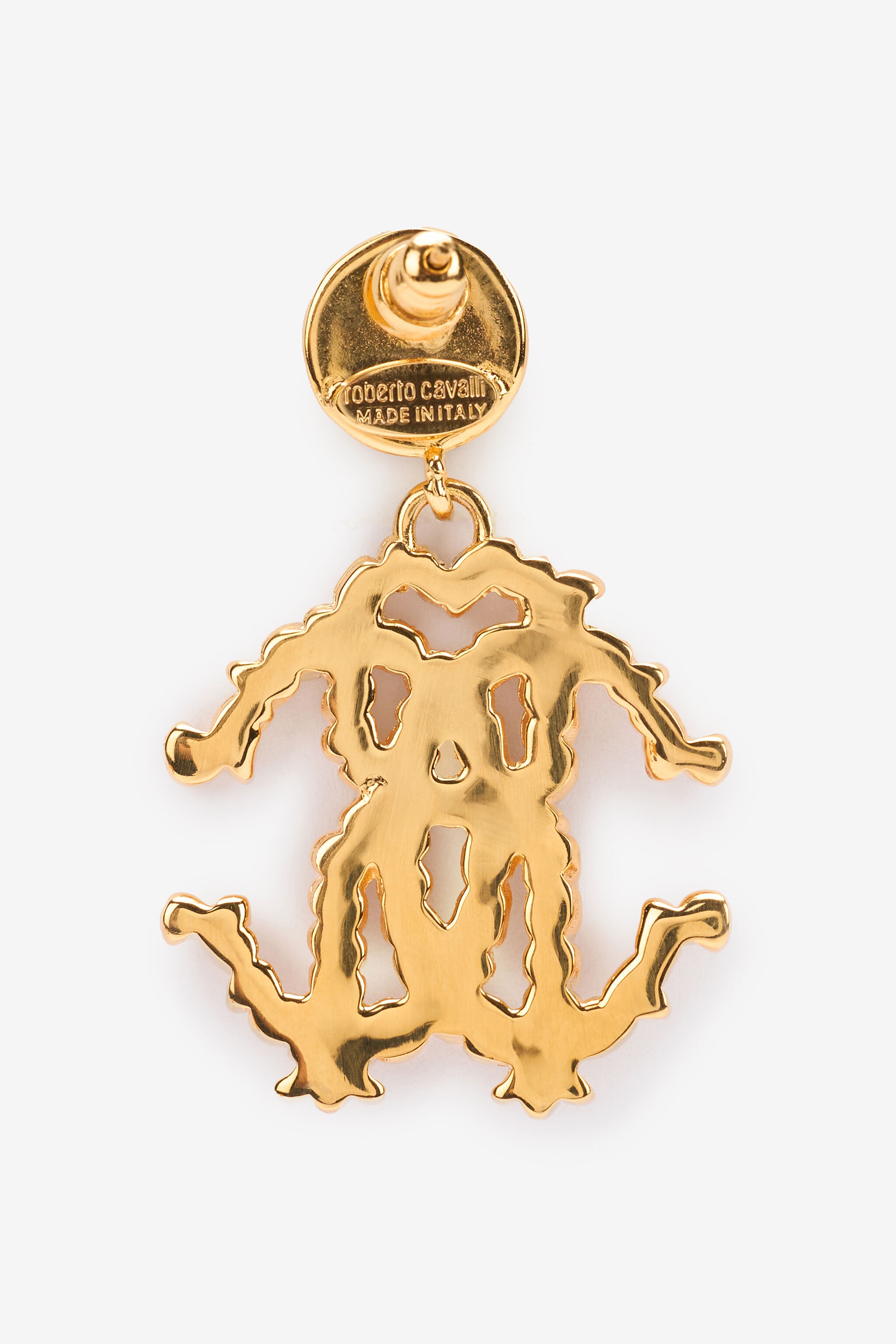 Earrings With Stones And RC Monogram - 3