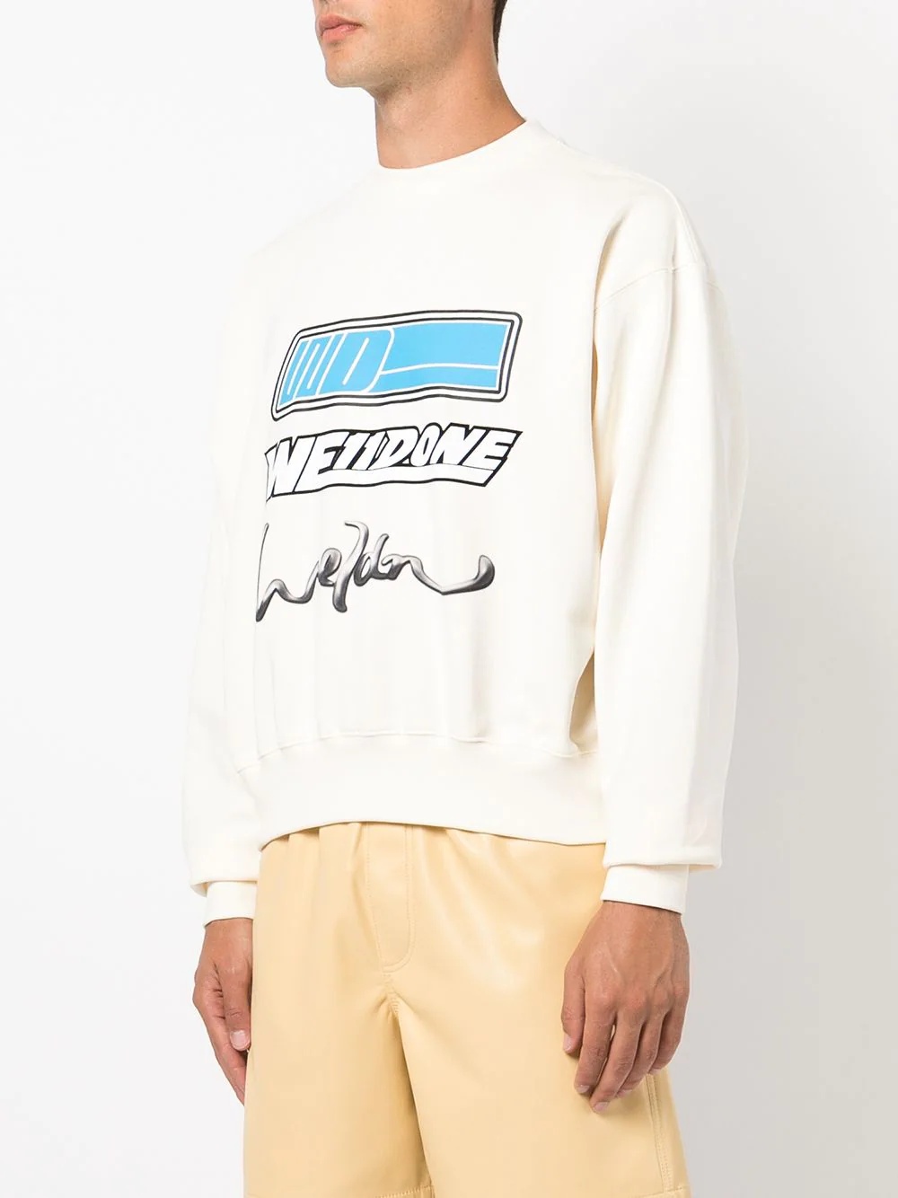 logo-patch sweatshirt - 4