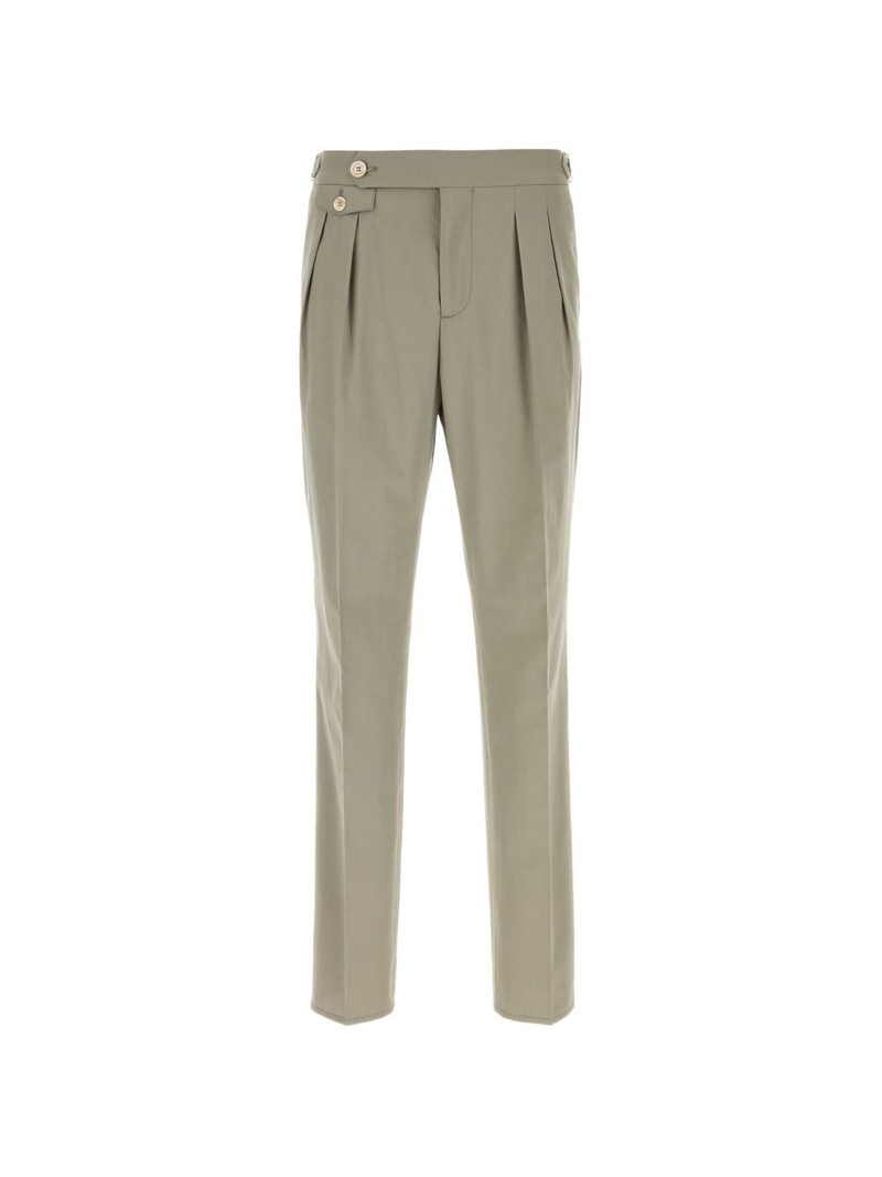 pleated cotton trousers 1