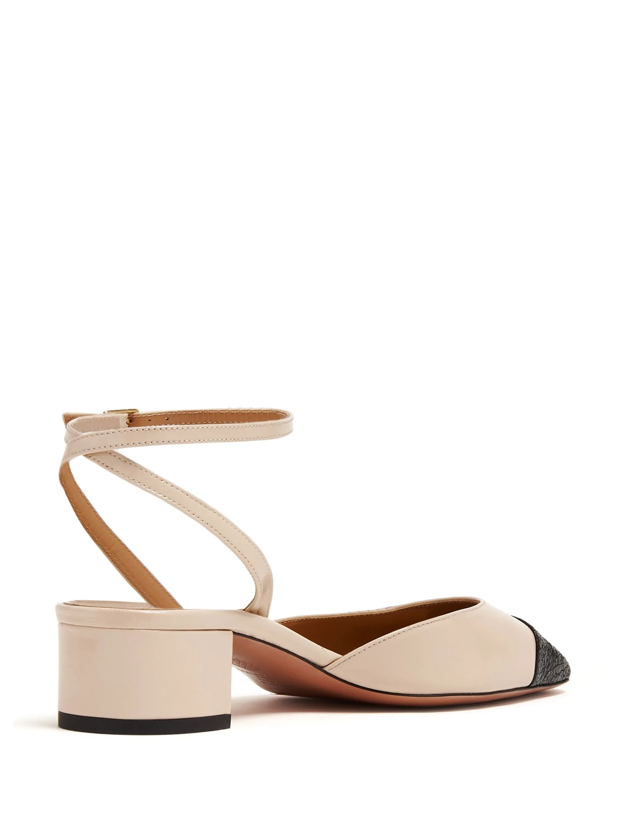Aquazzura Two-tone Leather Pumps - 3