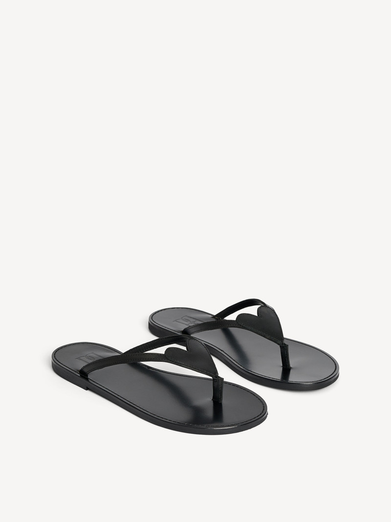 BY MALENE BIRGER Lalla leather sandals outlook