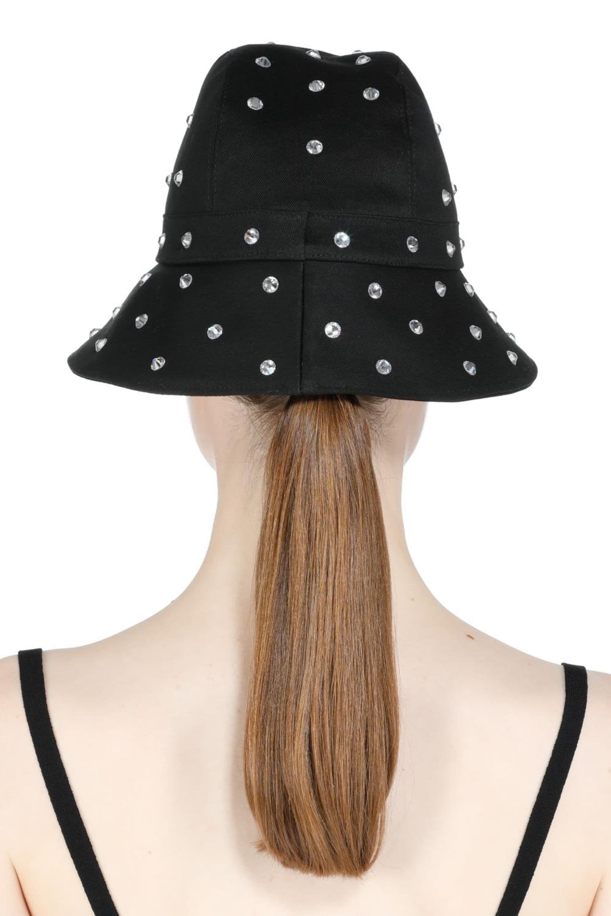 CRYSTAL-EMBELLISHED BUCKET HAT - 3