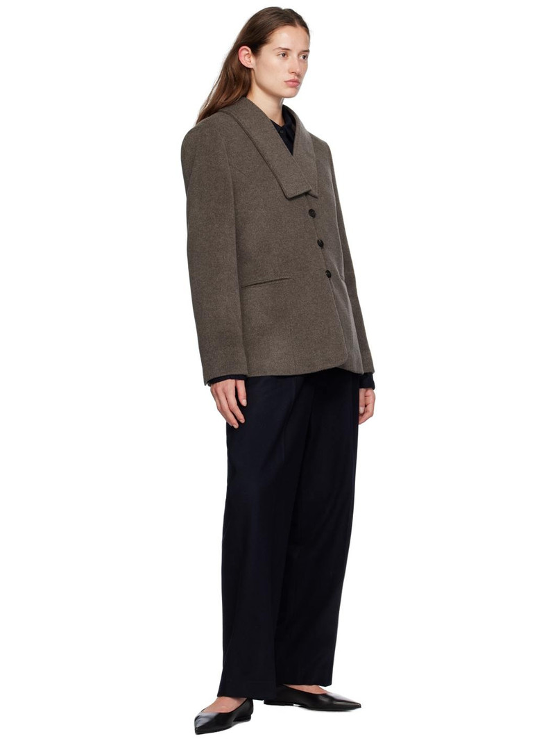 LE17SEPTEMBRE Navy Straight Trousers outlook