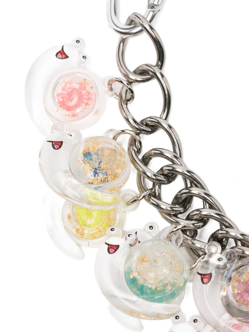 snail-charm curb-chain necklace 3