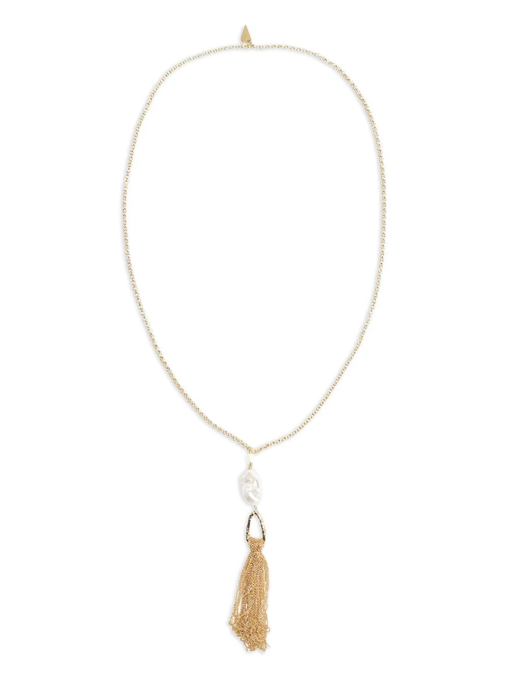 pearl-tassel necklace - 1