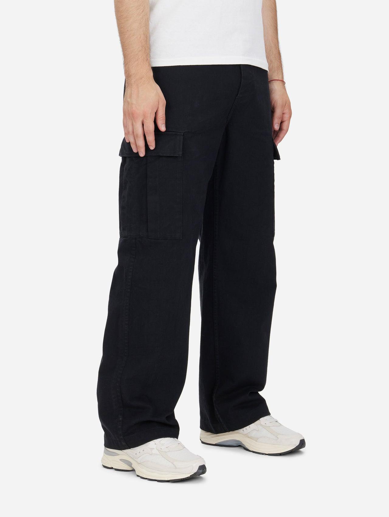 Cargo Pant - Black Washed Twill - 4