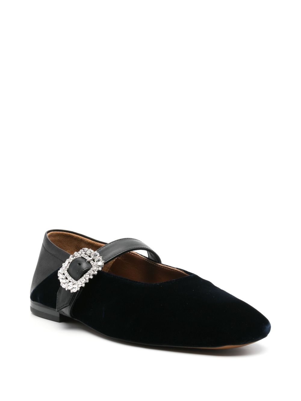 velvet ballet flats - 2