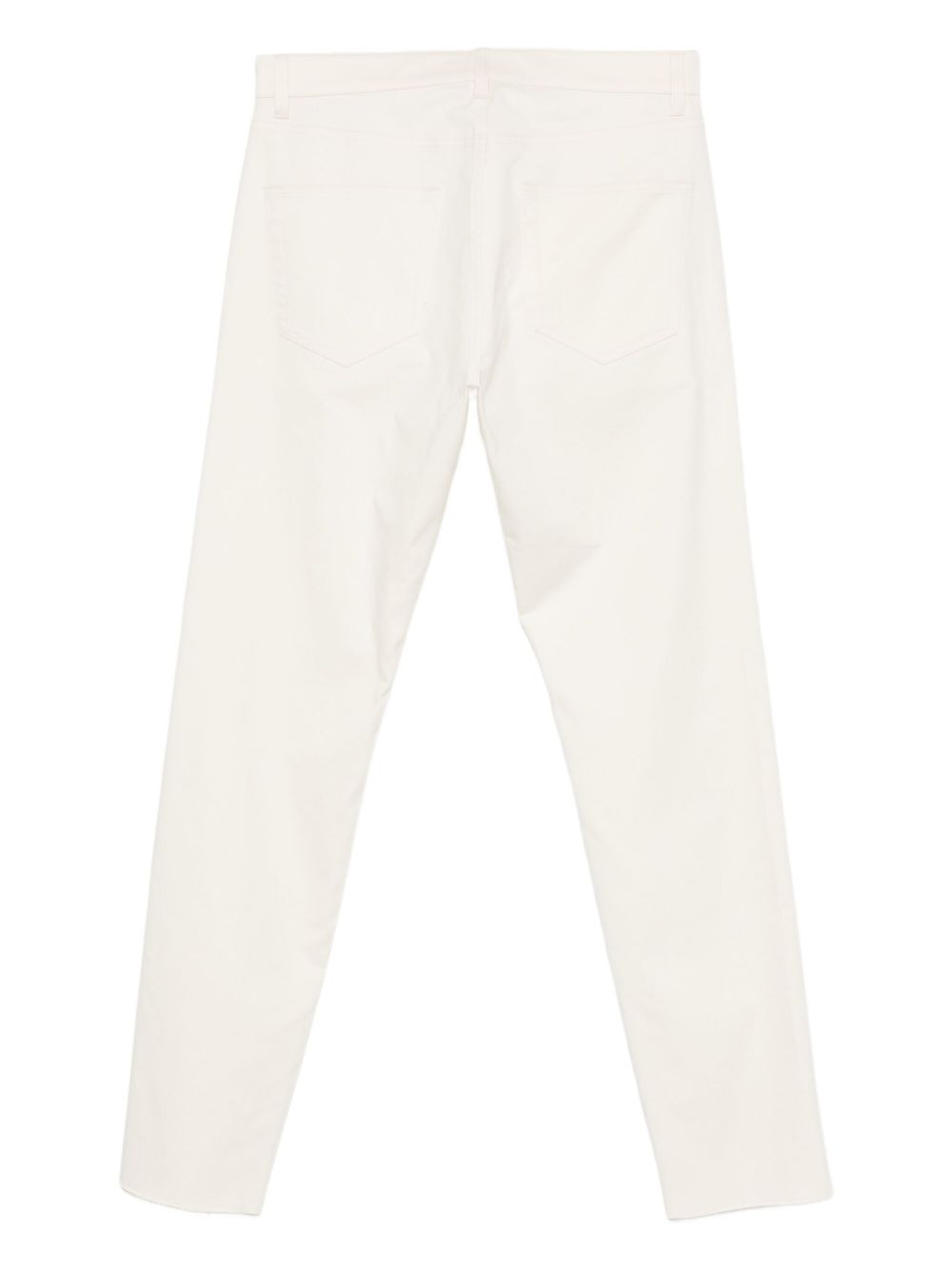 buttoned straight-leg jeans - 2