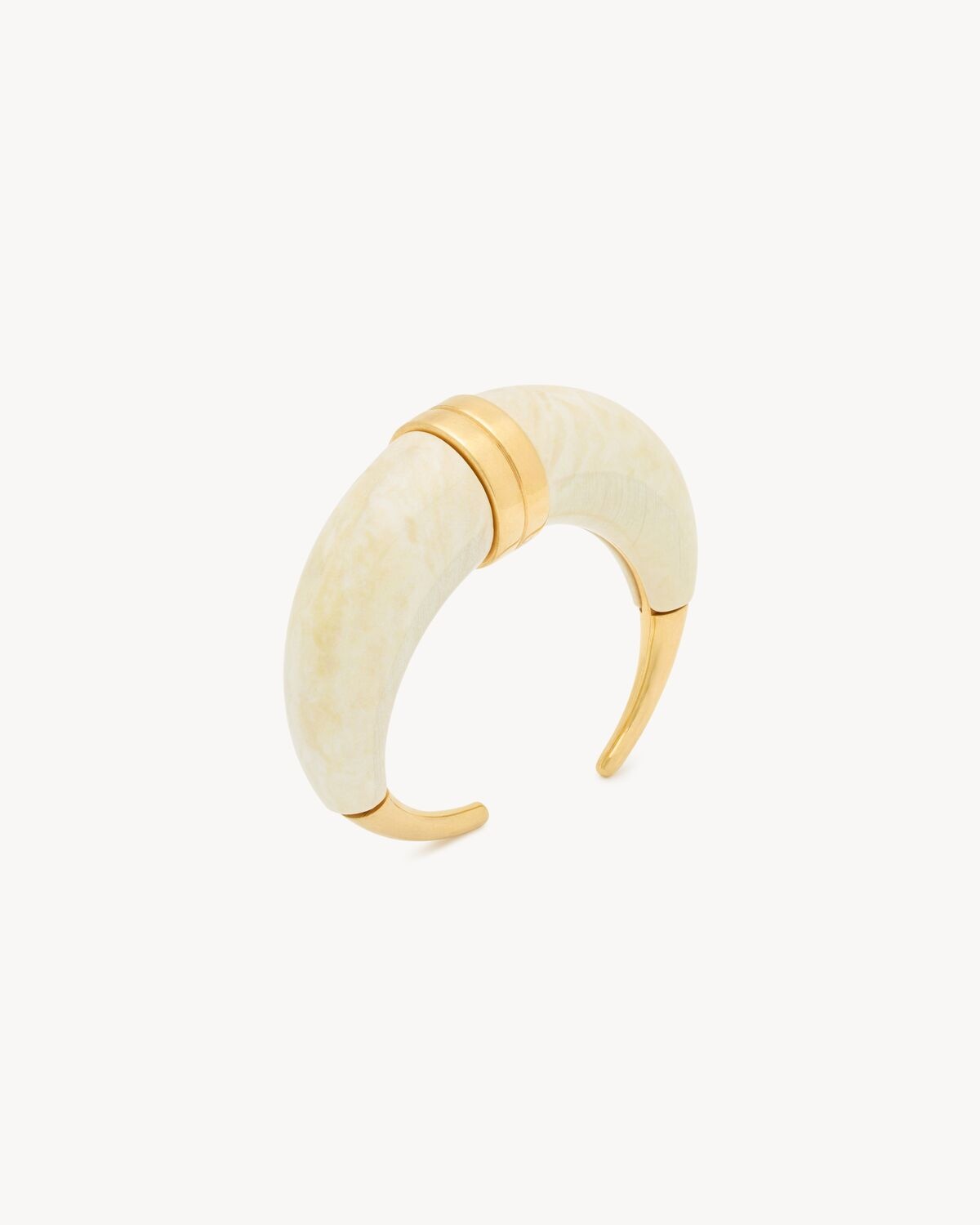 HORN CUFF IN RESIN AND METAL - 1