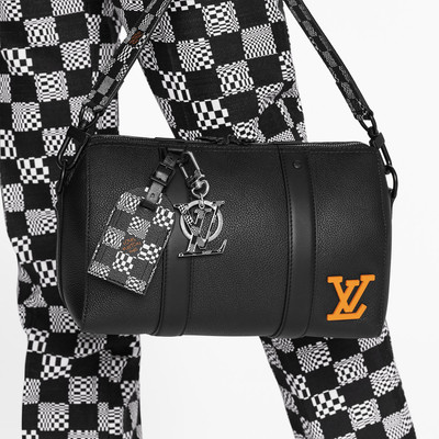 Louis Vuitton LV Distorted Damier Bag Charm and Key Holder outlook