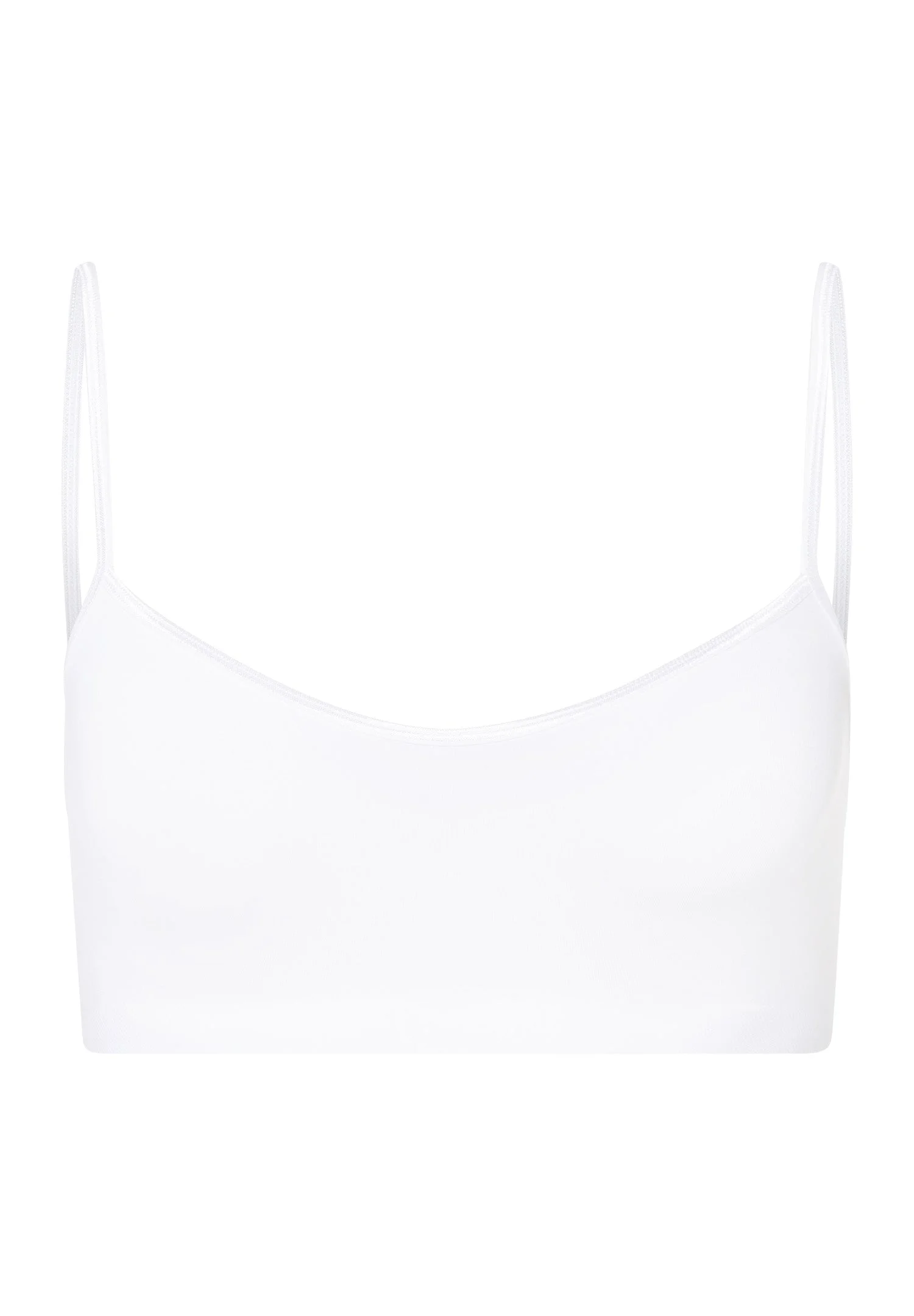 Touch Feeling Spaghetti Crop Top - 1