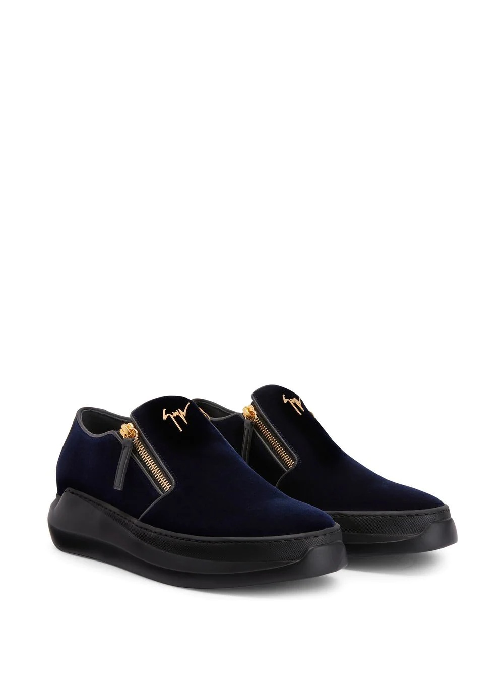 Conley velvet slip-on sneakers - 2