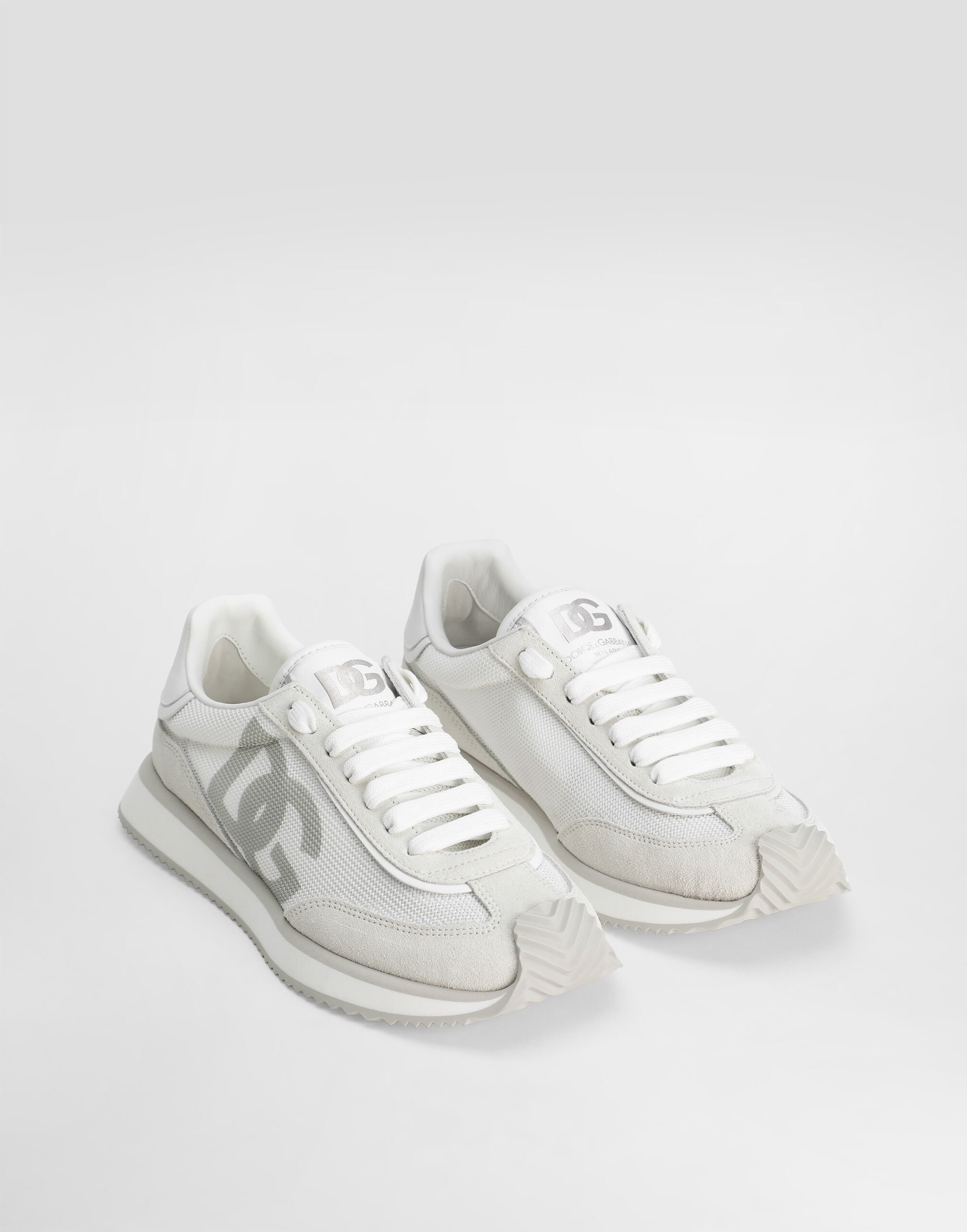Mixed-material DG CUSHION sneakers - 2