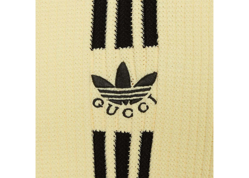 GUCCI Gucci x adidas Cropped Cardigan Yellow outlook