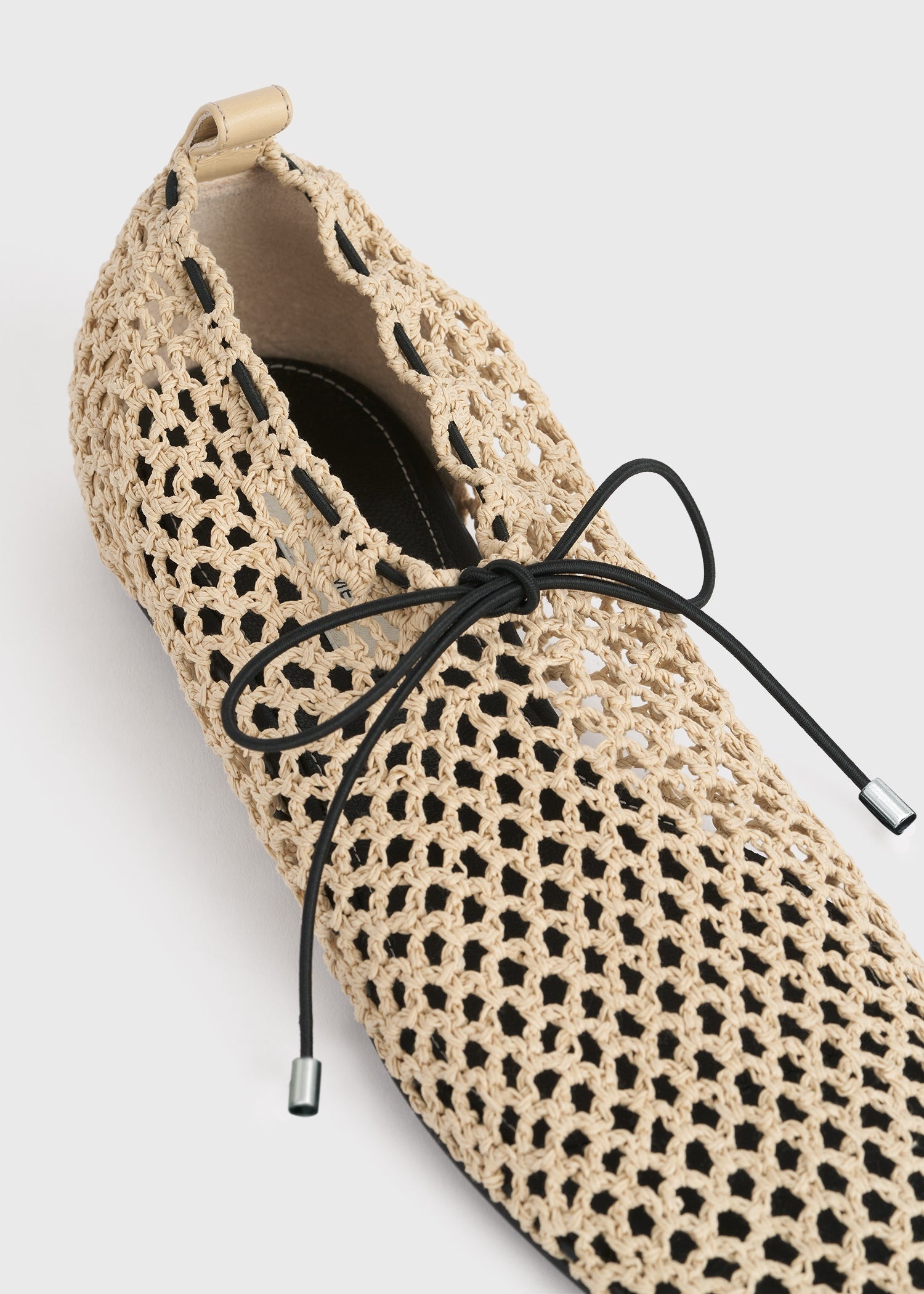 Crochet ballerinas vanilla - 5