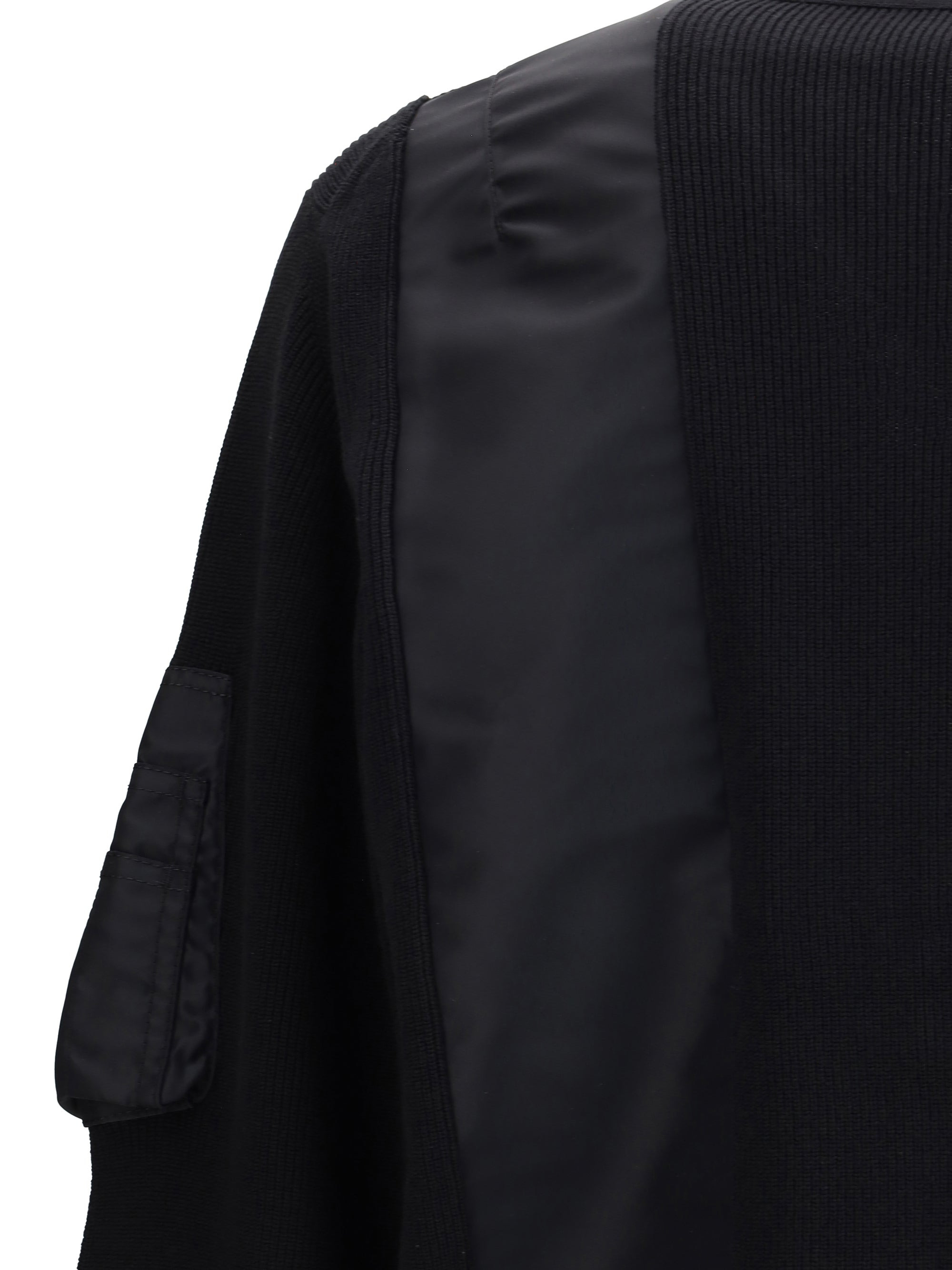 Sacai Men Zip Paneled Jacket - 4