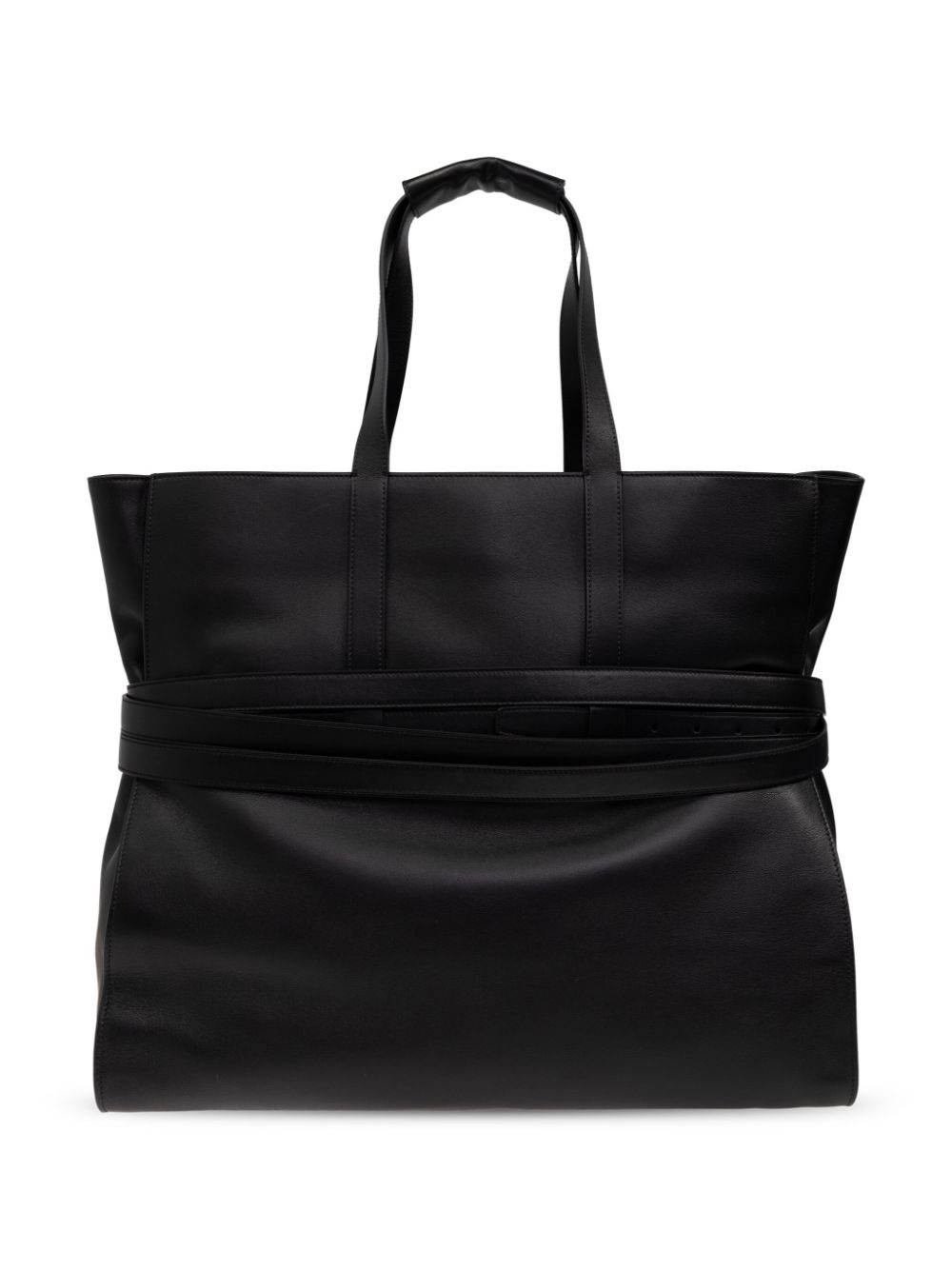 Tie Me leather tote bag - 3